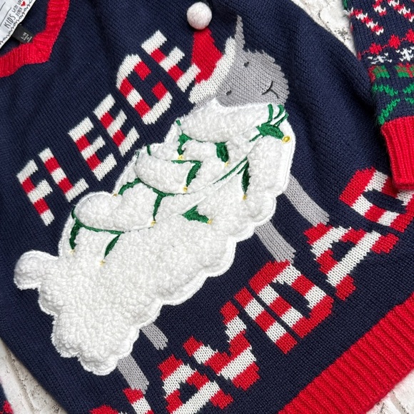 Fleece Navidad Christmas Sweater - Picture 3 of 7